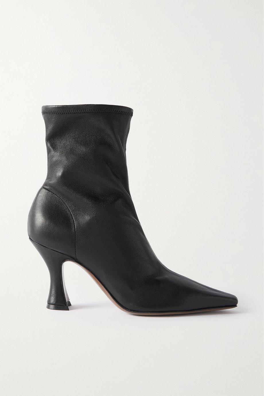 Ran stretch-leather ankle boots by NEOUS