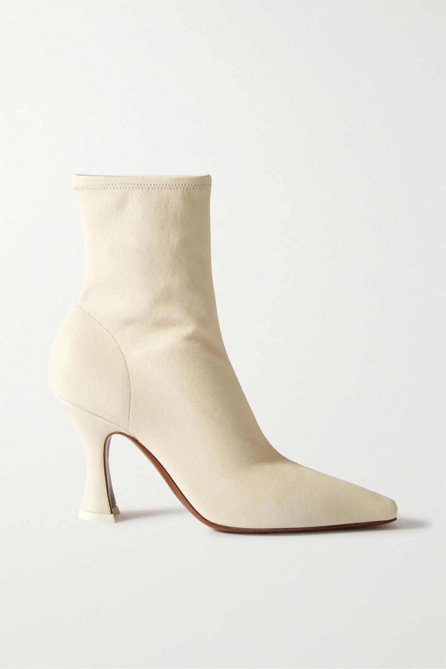 Ran stretch-leather ankle boots by NEOUS