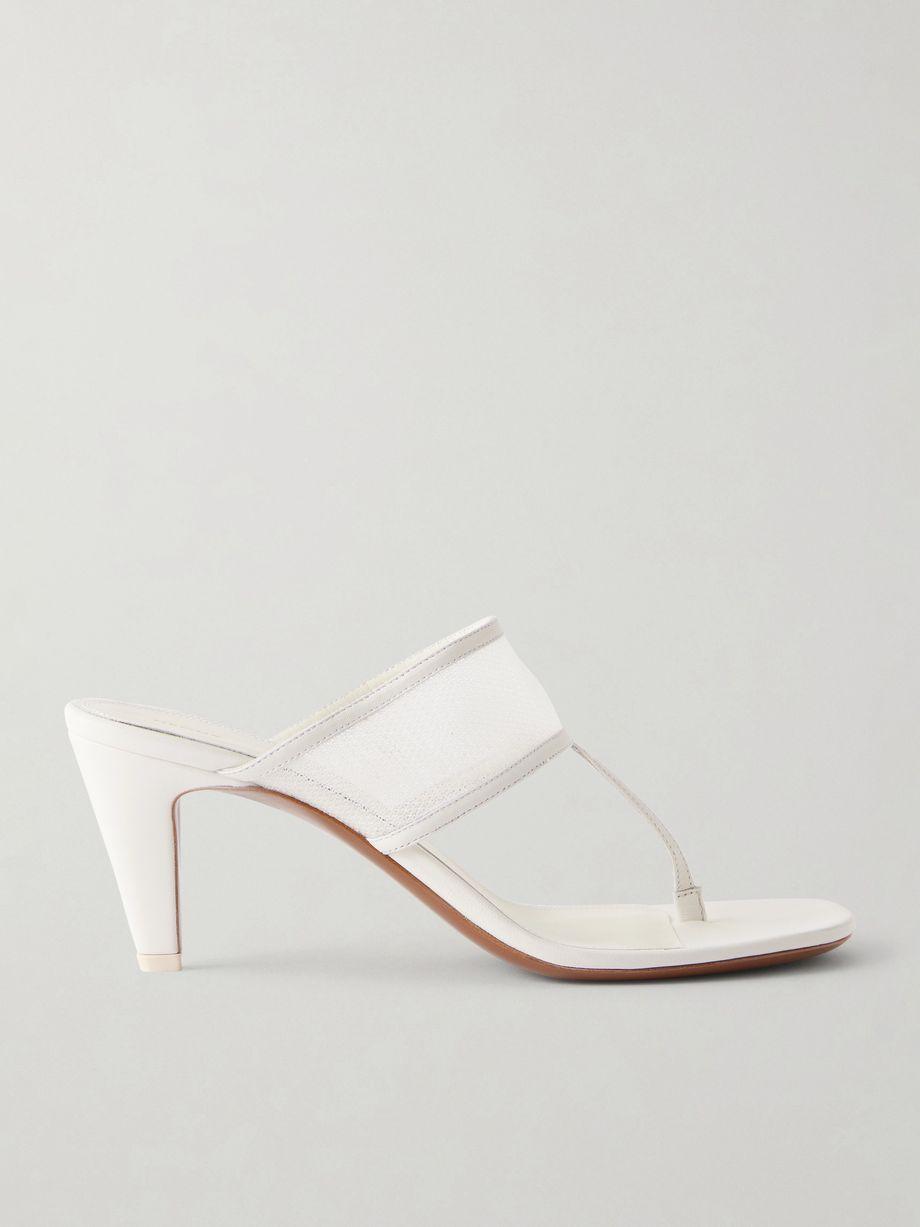 Vena 65 leather-trimmed mesh sandals by NEOUS
