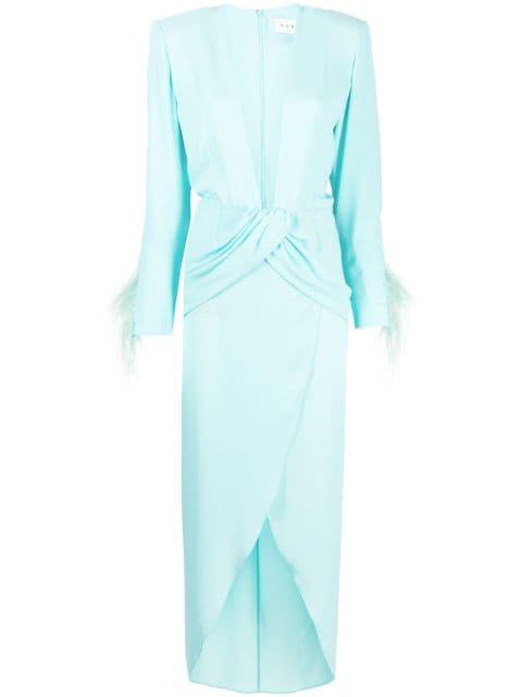 Ada plunge-neck gown by NERVI