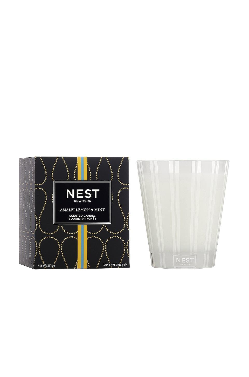 NEST New York Amalfi Lemon & Mint Classic Candle in White by NEST NEW YORK