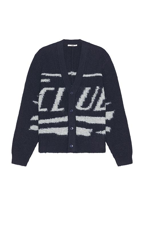 NEUW Fuzzy Club Cardigan in Blue by NEUW