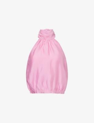 Billie Halter-Neck Woven Top by NEVER FULLY DRESSED
