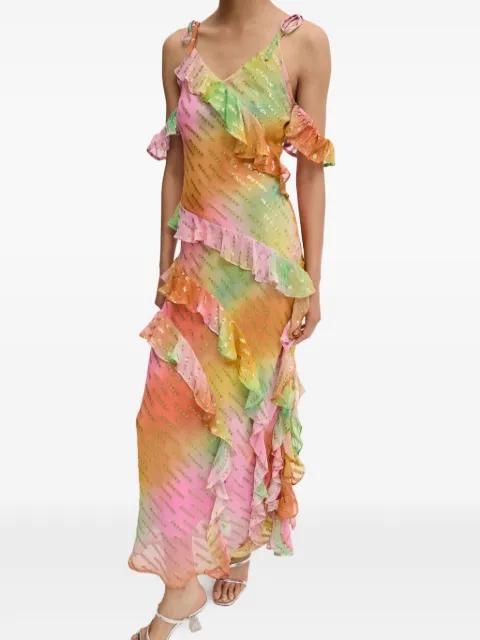 Faro sequin-embellished ruffled dress by NEVER FULLY DRESSED