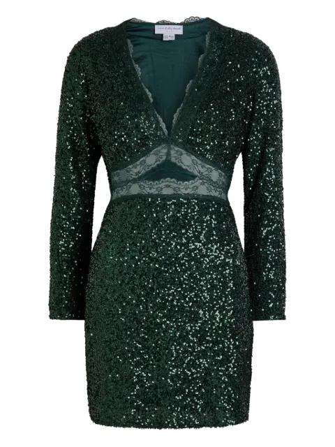 Mimi sequin-embellished mini dress by NEVER FULLY DRESSED