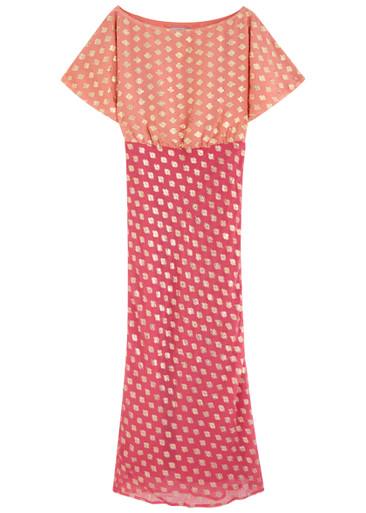 Tilly embroidered chiffon midi dress by NEVER FULLY DRESSED