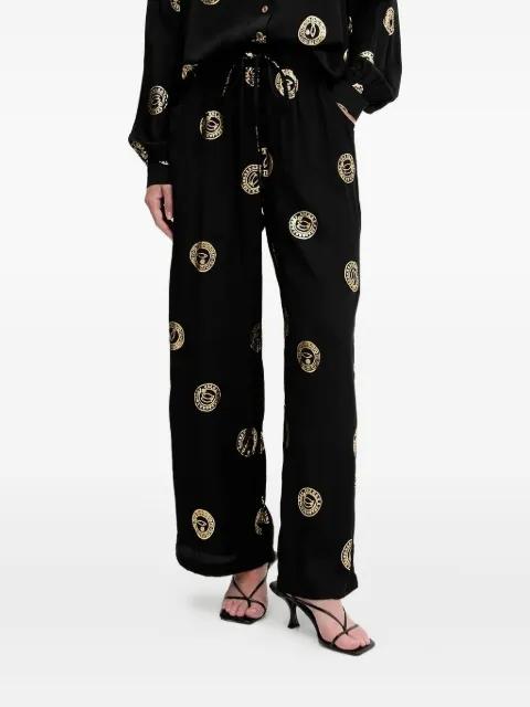 drawstring palazzo trousers by NEVER FULLY DRESSED