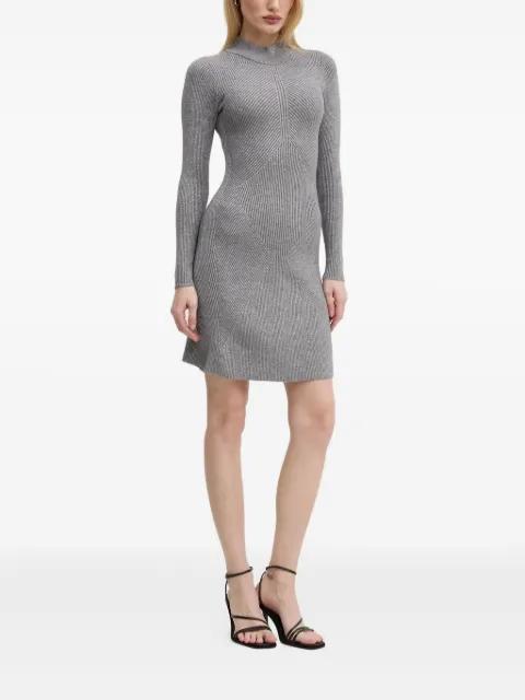ribbed midi dress by NEVER FULLY DRESSED