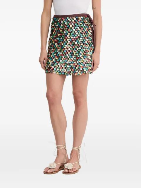 sequin embellished short skirt by NEVER FULLY DRESSED