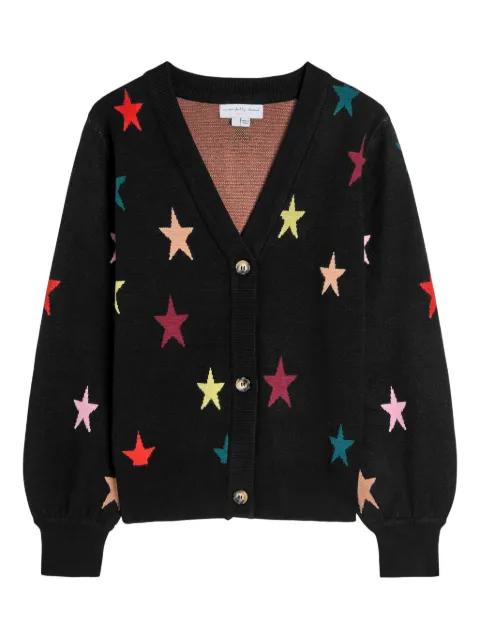 star-pattern cardigan by NEVER FULLY DRESSED