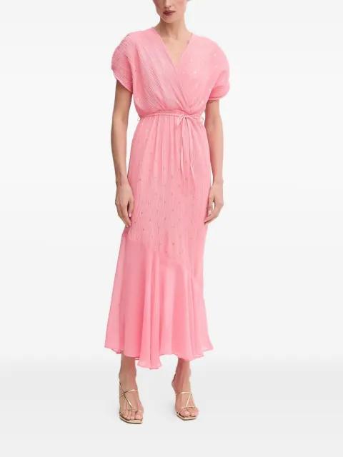 tie-detail maxi dress by NEVER FULLY DRESSED