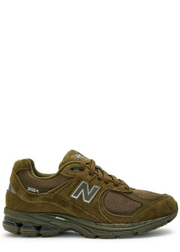 2002R panelled suede and mesh-knit sneakers by NEW BALANCE