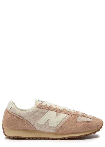 471 panelled brushed suede sneakers by NEW BALANCE