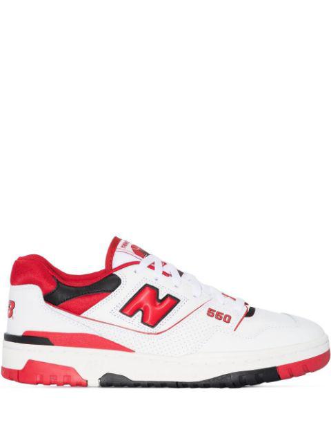 550 "White Red" sneakers by NEW BALANCE