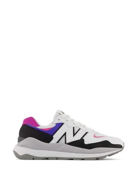 57/40 "White7Black/Purple/Pink" sneakers by NEW BALANCE