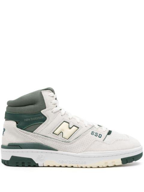 650 high-top leather sneakers by NEW BALANCE