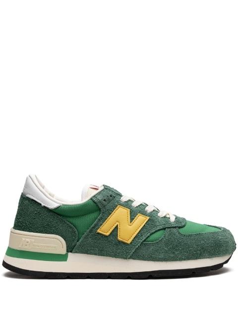 990 V1 "Green/Gold" sneakers by NEW BALANCE