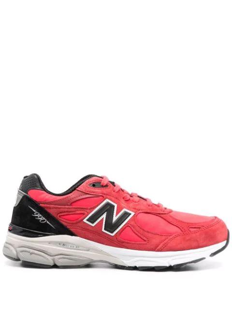 990v3 "Red/Black" sneakers by NEW BALANCE