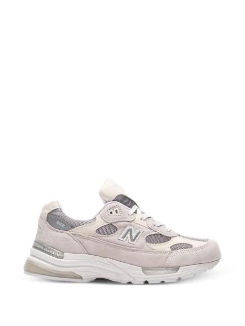 992 mesh leather sneakers by NEW BALANCE