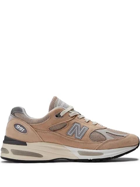 Made in UK 991v2 "Cuban Sand" sneakers by NEW BALANCE
