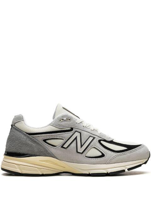 Made in USA 990v4 "Grey/Black" sneakers by NEW BALANCE