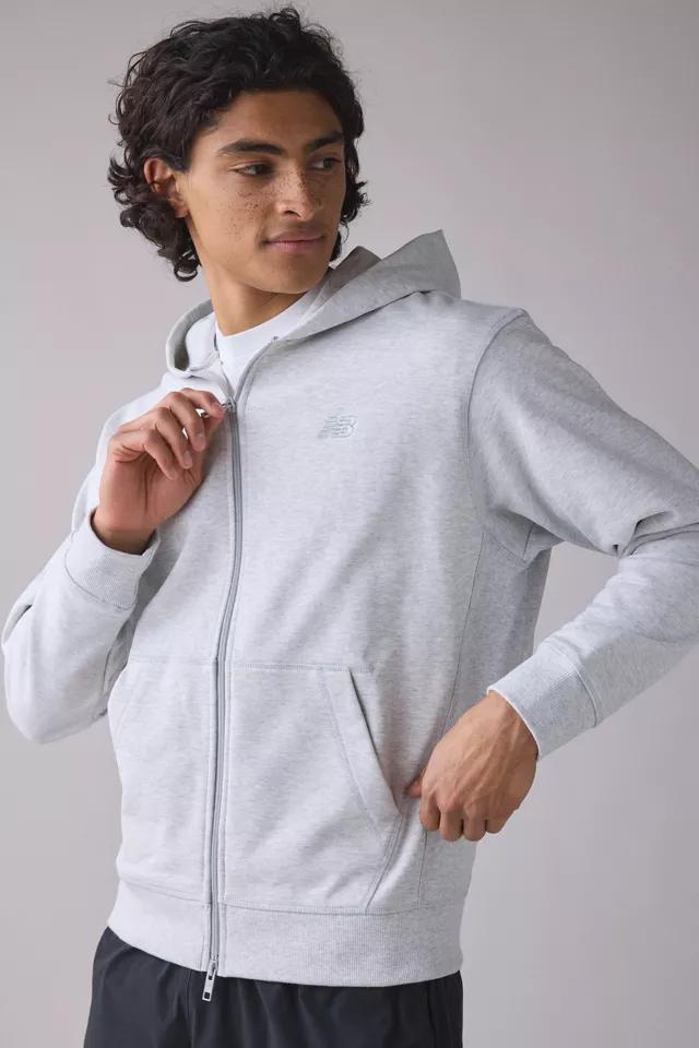 New Balance French Terry Full Zip Hoodie Sweatshirt by NEW BALANCE