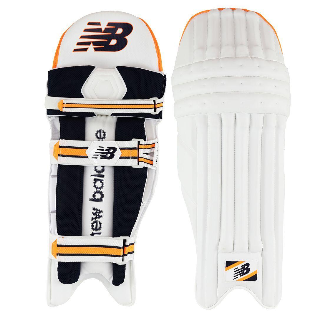 TC 1280 White Cricket Batting Pads by NEW BALANCE
