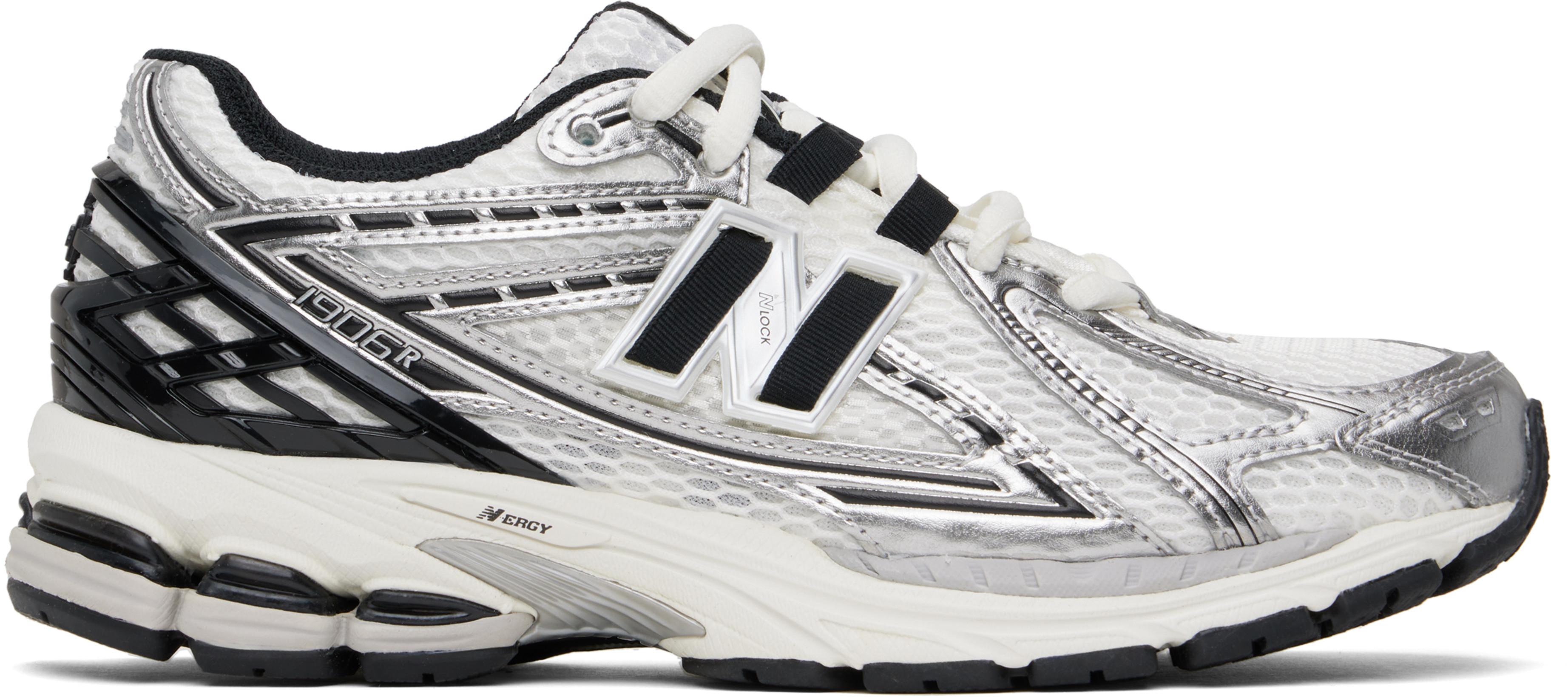 White & Silver 1906R Sneakers by NEW BALANCE