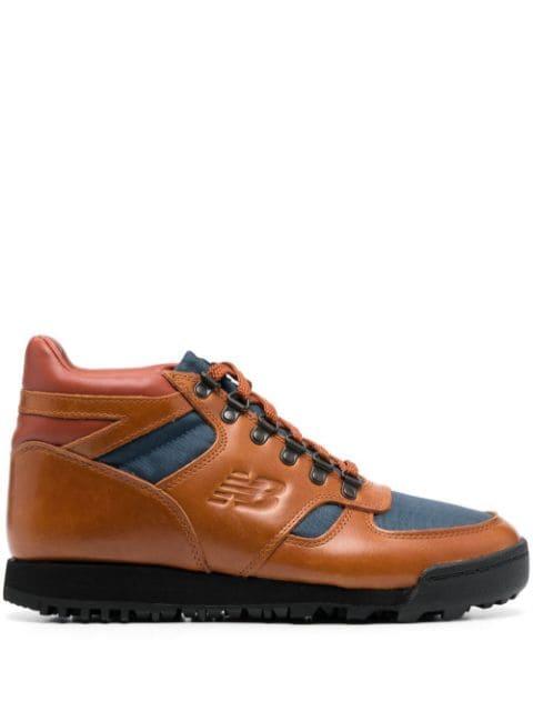debossed-logo hi-top sneakers by NEW BALANCE