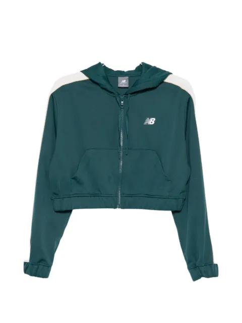 logo-embroidered hoodie by NEW BALANCE
