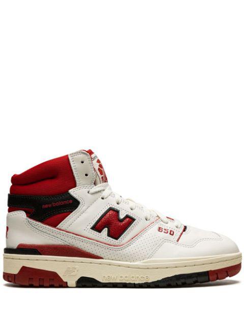 x Aimé Leon Dore 650R "White/Red" sneakers by NEW BALANCE