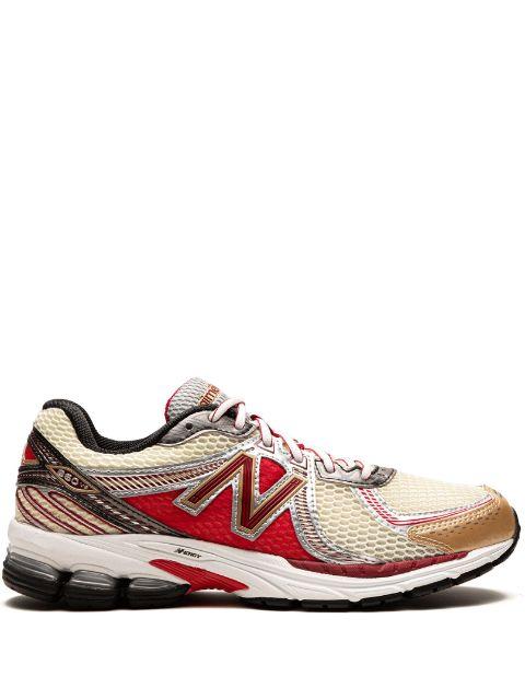 x Aimé Leon Dore 860v2 "Red" sneakers by NEW BALANCE