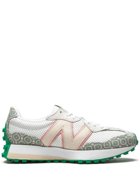 x Casablanca 327 "Munsell White/Green" sneakers by NEW BALANCE