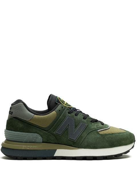 x Stone Island 574 Legacy "Dark Green" sneakers by NEW BALANCE