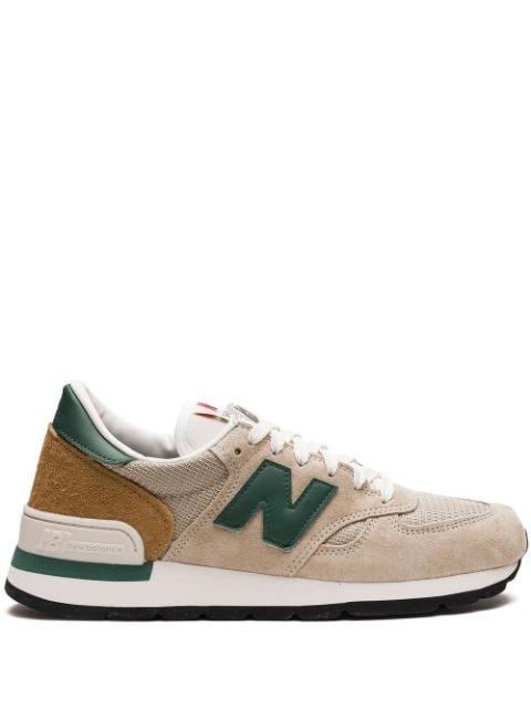 x Teddy Santis 990 "Tan Green" sneakers by NEW BALANCE