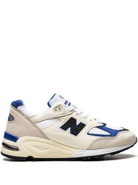 x Teddy Santis 990 V2 Made in USA “White/Blue” sneakers by NEW BALANCE