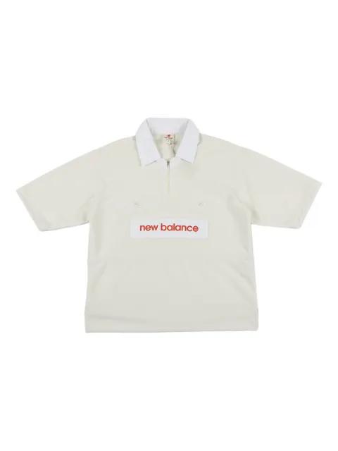 zip polo shirt by NEW BALANCE