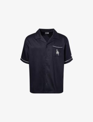 LA Dodgers MLB Graphic-Print Short-Sleeve Rayon Shirt by NEW ERA