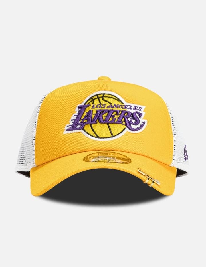 LA Lakers A Frame 9Forty Trucker Cap by NEW ERA