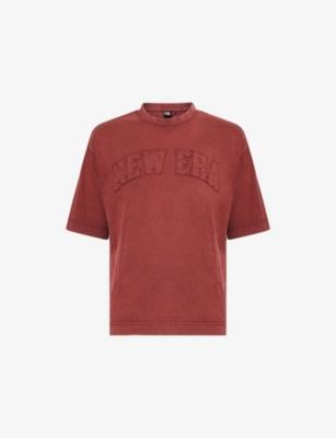 Logo-Embroidered Washed Cotton T-Shirt by NEW ERA