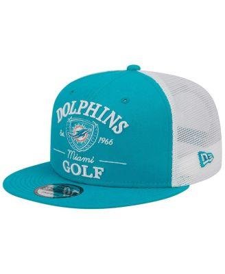 Men's Aqua Miami Dolphins Club 9FIFTY Snapback Hat by NEW ERA