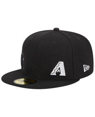 Men's Black Arizona Diamondbacks Jersey 59FIFTY Fitted Hat by NEW ERA