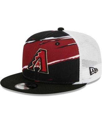 Men's Black Arizona Diamondbacks Tear Trucker 9FIFTY Snapback Hat by NEW ERA