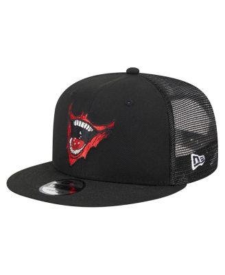 Men's Black Batman Joker Mesh Trucker 9FIFTY Snapback Hat by NEW ERA