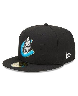 Men's Black Charlotte Knights Marvel x Minor League 59FIFTY Fitted Hat by NEW ERA