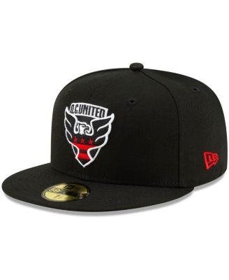 Men's Black D.C. United Primary Logo 59FIFTY Fitted Hat by NEW ERA