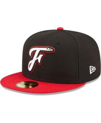 Men's Black Fayetteville Woodpeckers Authentic Collection 59FIFTY Fitted Hat by NEW ERA