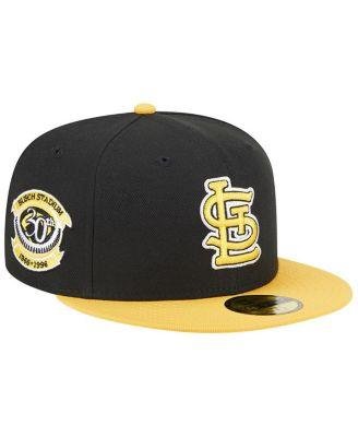 Men's Black, Gold St. Louis Cardinals 59FIFTY Fitted Hat by NEW ERA