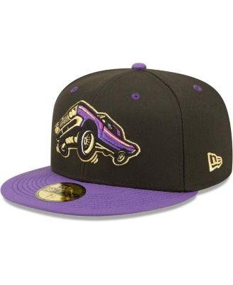 Men's Black, Purple Lowriders de Fresno Copa De La Diversion 59FIFTY Fitted Hat by NEW ERA