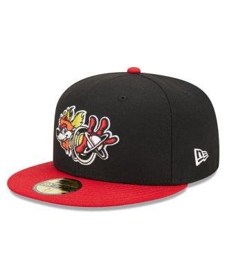 Men's Black, Red Albuquerque Isotopes Marvel x Minor League 59FIFTY Fitted Hat by NEW ERA